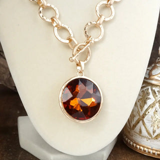Blair Necklace Gold/Brown RESTOCK Soon Necklaces Penny Line