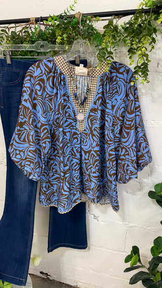 Topeka Top Brown by Umgee
