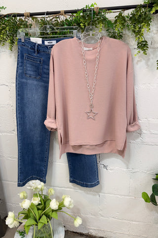 Jamie Top Dusty Mauve Shirts & Tops Tres Bien