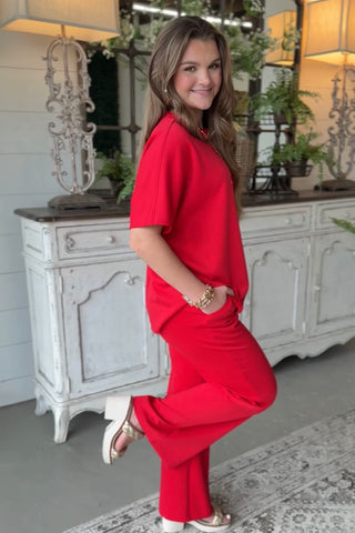 Debbie Pant Set Ruby Top & Pant Set Zenana