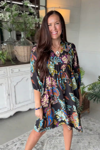 Briar Patch Dress Black by Umgee Dresses Umgee