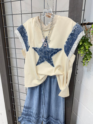 Superstar Natural Shirts & Tops Blue Velvet