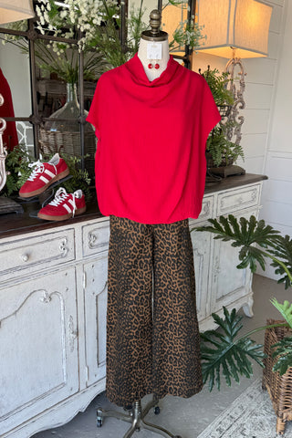 Scarlett Top Red by Umgee