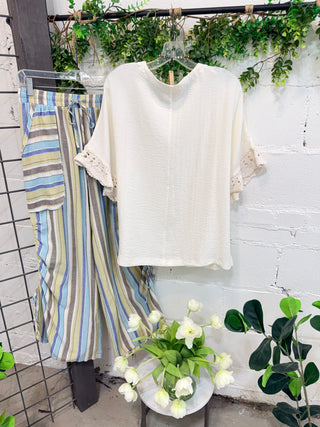 Carey Top Off White by Umgee Shirts & Tops Umgee