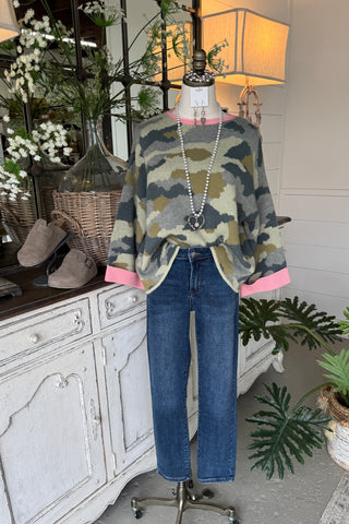 Foxtrot Sweater Camo by Bibi