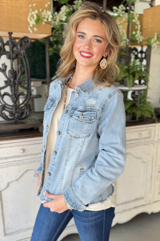 Zoey Denim Jacket Jacket Kancan