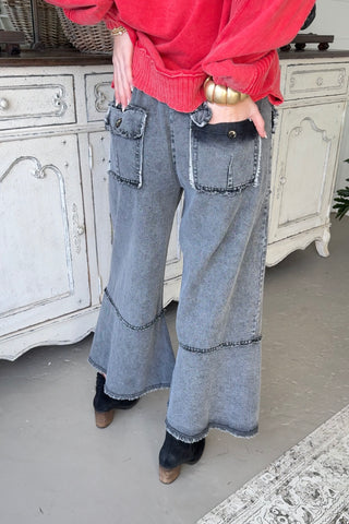 Becky Pants Denim Pants Sage+Fig