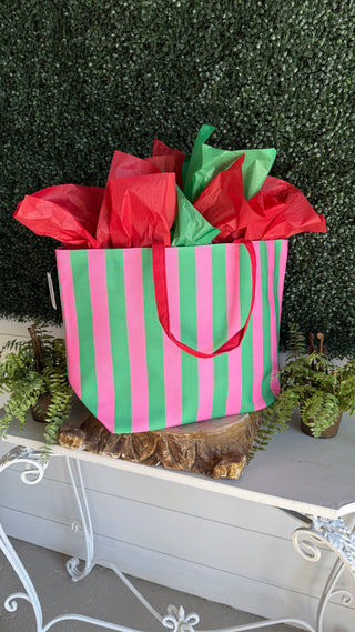 Lets Get Merry Tote Multi Tote Faire-Shiraleah