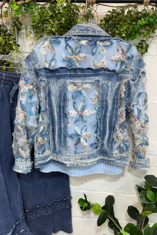 Blossom Grove Jacket Denim
