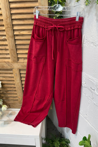 Woodland Pants Dk Red