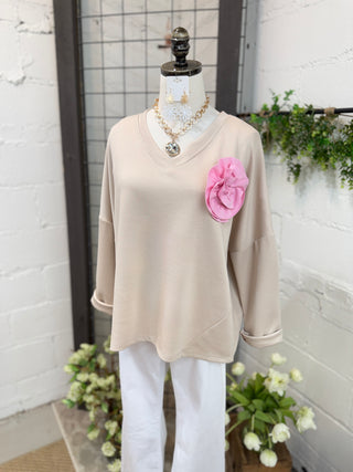 Clarissa Top Pink Shirts & Tops MuMu