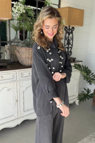 Lavish Pant Set Black Top & Pant Set Dear Scarlett