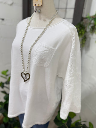 Vivie White Shirts & Tops MuMu/JY