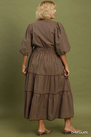 Taylor Long Dress Chocolate by Umgee