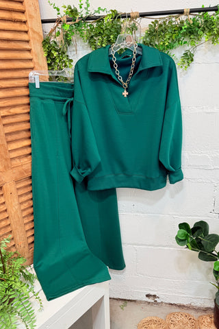 Abby Scuba Set Hunter Green