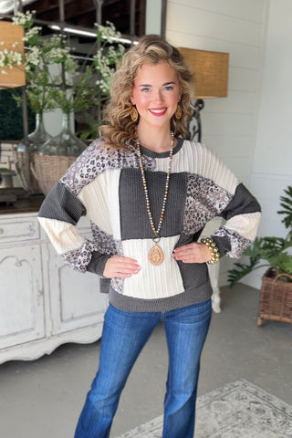 Leeann Charcoal Shirts & Tops Haptics