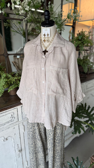 Westbrook Linen Top Natural