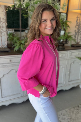 Devon Top Hot Pink by Jodifl Shirts & Tops Jodifl