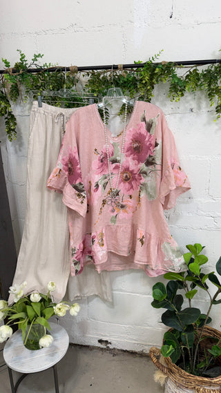 Beautiful Floral City Baby Pink Prospero