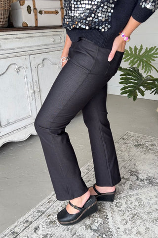 Hot Stuff Jeggings Black Pants Yelete