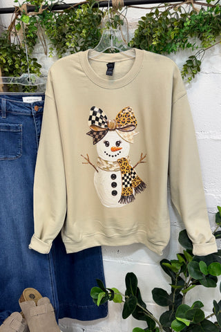 Wild Snowman Sweatshirt Southern Attitude Designs Wholesale