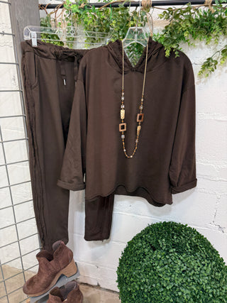 Britney Hoodie Chocolate Shirts & Tops Sunflower