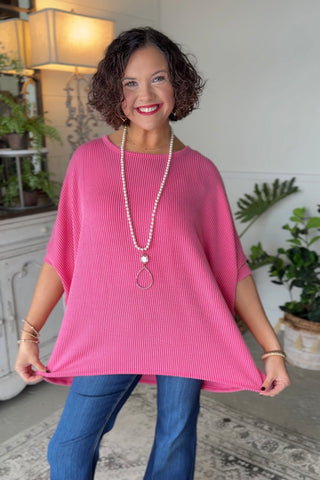 Enroute Top Fuchsia Shirts & Tops Zenana