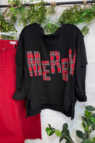 Very Merry Black by Bibi Shirts & Tops Bibi