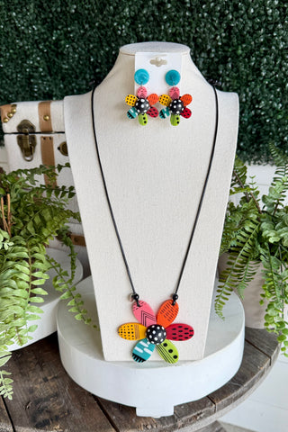 Flower Girl Earrings Brights