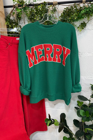 Be Merry Top Green Shirts & Tops Tres Bien
