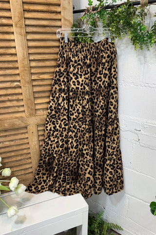 Athens Skirt Leopard by Oddi