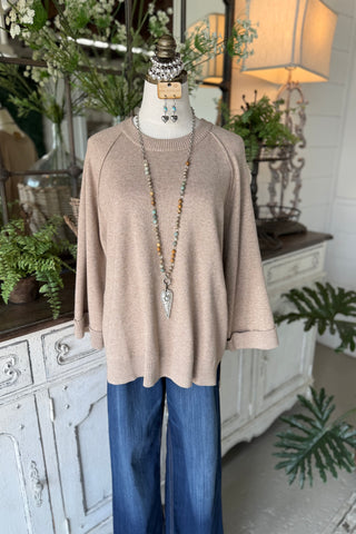 Kate Sweater Beige by Umgee