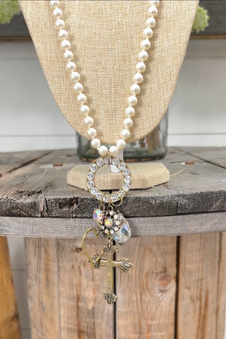 Heart and Soul Necklace Pearl Necklaces BFF