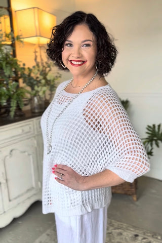 Easy Days White sweater Camilla