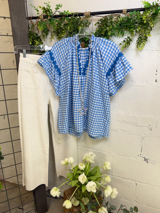 Laurie Top Blue by Umgee