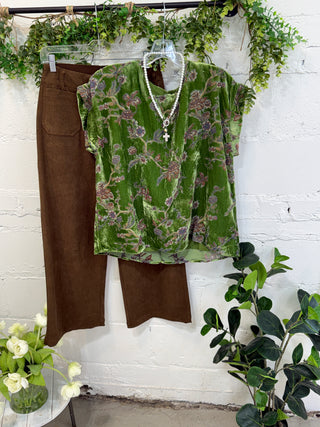 Karma Top Sage by Umgee Shirts & Tops Umgee