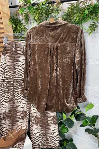 Cambridge Top Almond by Umgee Shirts & Tops Umgee