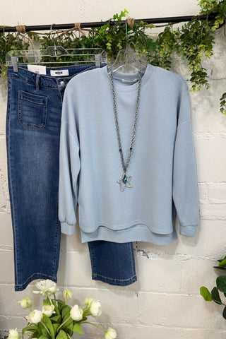 Jamie Top Blue Fog Shirts & Tops Tres Bien