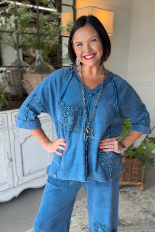 Lauren Top Slate by J Her Shirts & Tops J Her