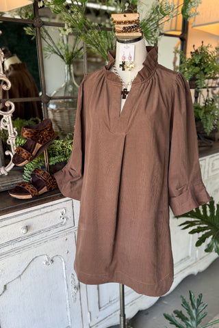 Gates Dress Brown by Umgee