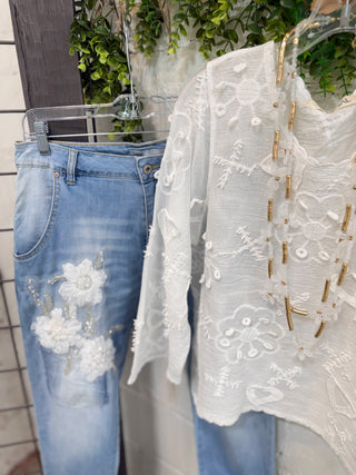 Provence Top White Shirts & Tops Originalusa