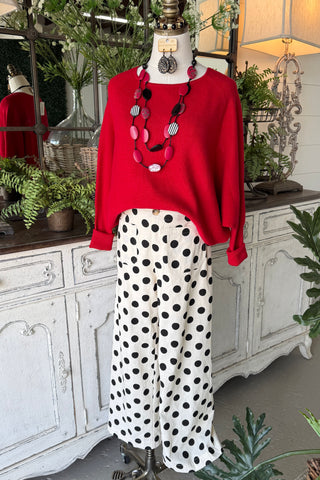 Krista Sweater Red by Umgee