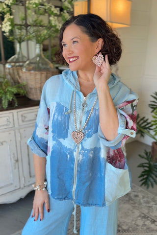 Sweetheart Earrings White Earrings Pink Panache