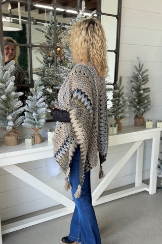 Wrenley Wrap Navy Multi wrap K & K Interiors