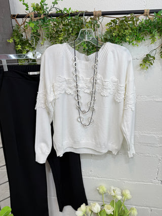 Elegance Sweater Blue Sweater Miss Carla