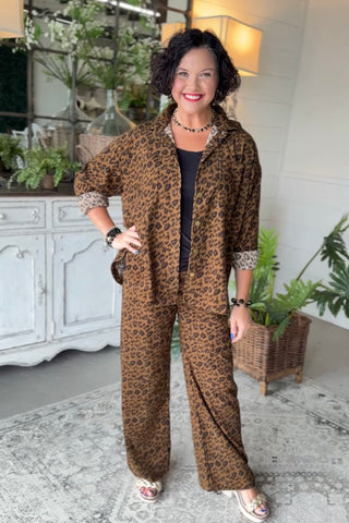 Gianna Top Leopard