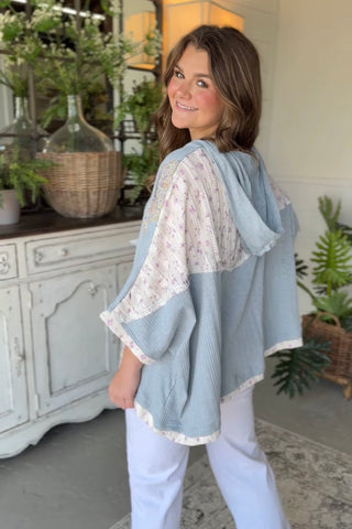 Precious Star Top Steel Blue by POL Clothing