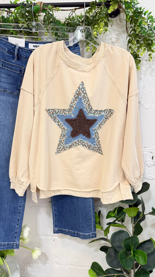 Cassidy Top Ecru by Easel Shirts & Tops Easel