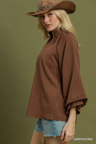 Campbell Top Cappuccino by Umgee