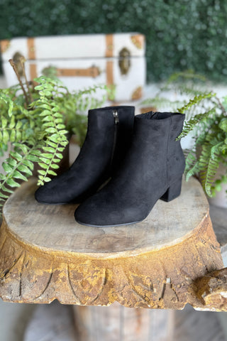 On The Down Low Booties Black by Corky’s
